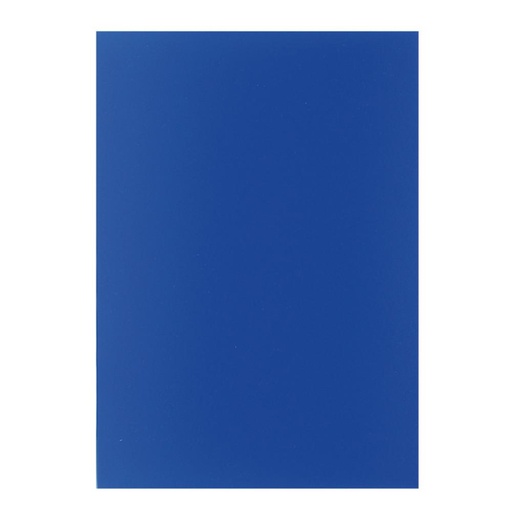 [220447] CUBIERTA ENCUADERNAR A4 PP OPACO 800 MICRAS AZUL PACK 50 UDS