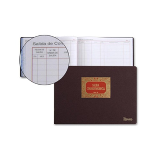 [001188] LIBRO MIQUELRIUS Nº43 FOLIO APAISADO 100 HOJAS – SALIDA DE CORRESPONDENCIA