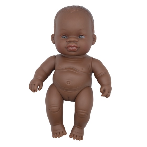 [825069] MUÑECO BABY AFRICANO NIÑA 21 CM 