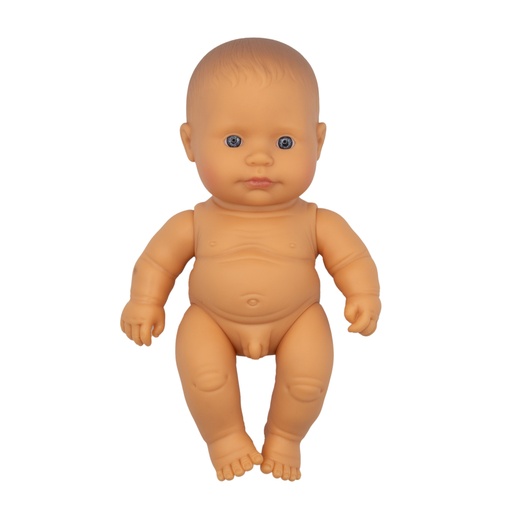 [825067] MUÑECO BABY EUROPEO NIÑO 21 CM 