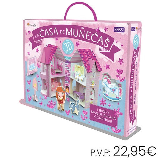 [670725] LIBRO+PUZZLE MANOLITO CASA DE MUÑECAS 3D – LIBRO Y MAQUETA INFANTIL INTERACTIVA
