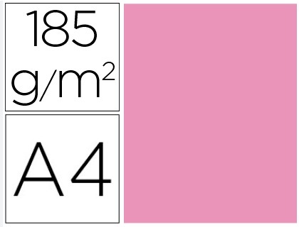 [700048] CARTULINA CANSON IRIS A4 185 GRAMOS – ROSA CHICLE (PACK 50 HOJAS)