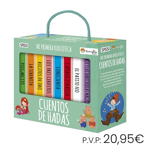 [670727] LIBRO+PUZZLE MANOLITO MI PRIMERA BIBLIOTECA: CUENTOS DE HADAS – COLECCIÓN INFANTIL