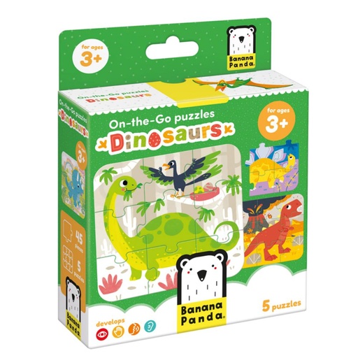[670495] PUZZLE BANANA ON-THE-GO DINOSAURS
