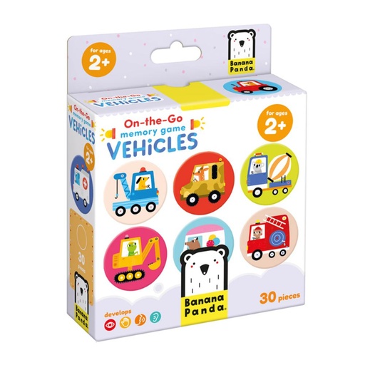 [670492] PUZZLE BANANAON-THE-GO GAME VEHICLES (+2 AÑOS)