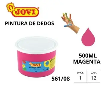 [649378] PINTURA DEDO JOVI 500ML MAGENTA