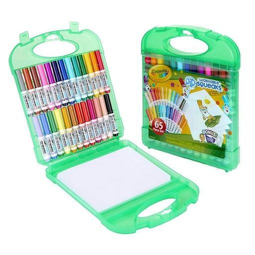 [862981] ROTULADOR CRAYOLA MALETÍN DE 65 ROTULADORES MINI LAVABLES
