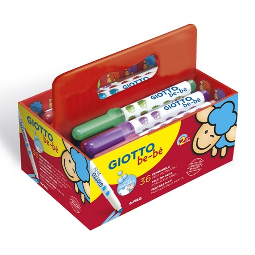 [649391] ROTULADOR GIOTTO BEBE PACK ESCOLAR 36 COLORES