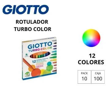[630270] ROTULADOR GIOTTO TURBO COLOR ESTUCHE 12 COLORES