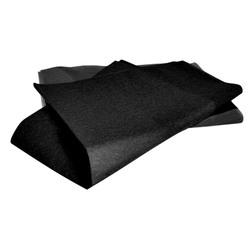 [600168] PAPEL SEDA RESMA 520H 50 × 75 CM 18 G NEGRO (MANO 25 HOJAS)