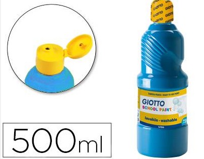 [825537] TÉMPERA LÍQUIDA GIOTTO 500 ML AZUL CLARO