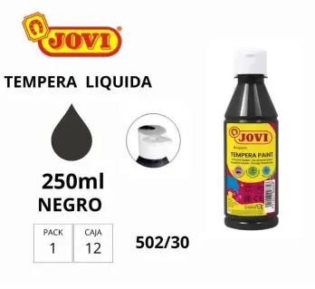 [630268] TEMPERA JOVI 250GR NEGRO 