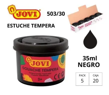 [630075] TÉMPERA JOVI ESCOLAR 35CC NEGRO