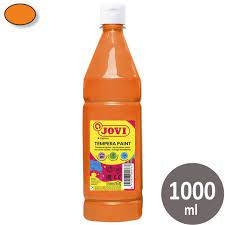 [650213] TÉMPERA JOVI LÍQUIDA ESCOLAR 1000ML NARANJA