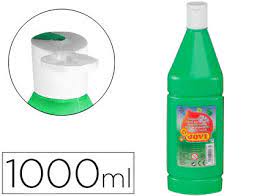 [650215] TÉMPERA JOVI LÍQUIDA ESCOLAR 1000ML VERDE MEDIO
