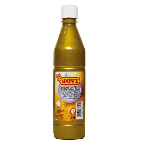 [649838] TÉMPERA JOVI LÍQUIDA ESCOLAR 500ML ORO