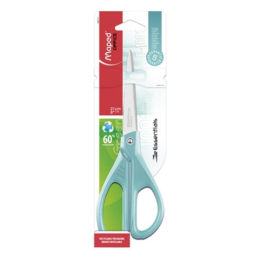 [649159] TIJERAS ESSENTIALS MAPED 21 CM – AMBIDIESTRAS AZULES