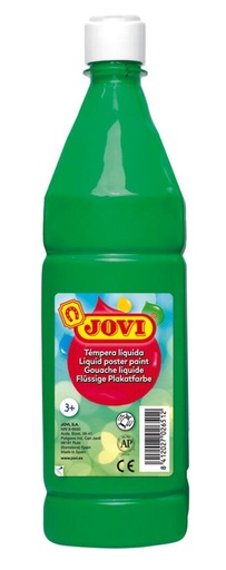 [630239] TÉMPERA JOVI LÍQUIDA ESCOLAR 500ML VERDE OSCURO