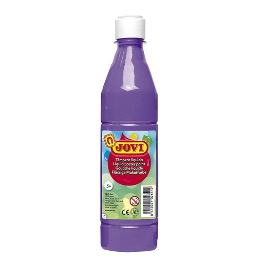 [650497] TÉMPERA JOVI LÍQUIDA ESCOLAR 500ML VIOLETA