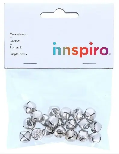 [825939] CASCABELES COLOR PLATA 12 MM – BOLSA 20 UNIDADES