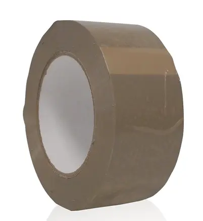 [826096] PRECINTO DE EMBALAJE PVC MARRON 66 M × 50 MM