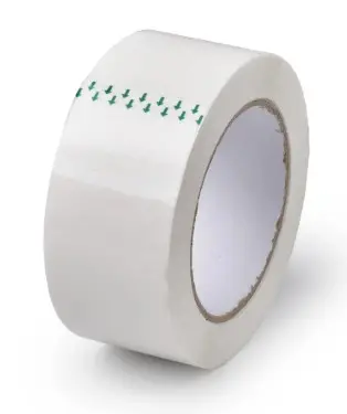 [826097] PRECINTO DE EMBALAJE PVC BLANCO 66 M × 50 MM