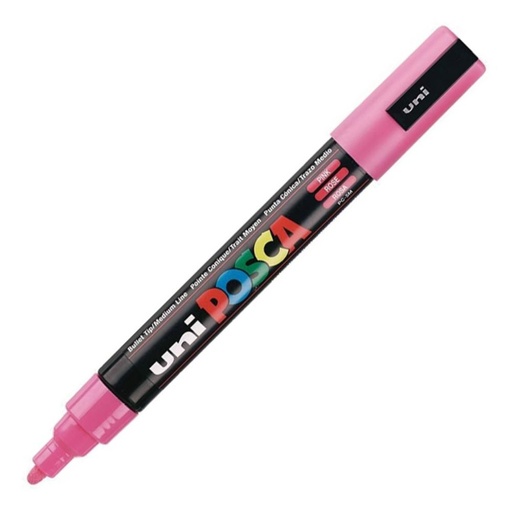 [119452] ROTULADOR UNI POSCA PC-5M ROSA PUNTA 1,8–2,5 MM