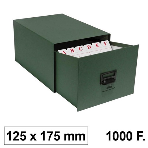 [180332] FICHERO KARMAN CARTÓN 125 X 175MM PARA 1000 FICHAS Nº3