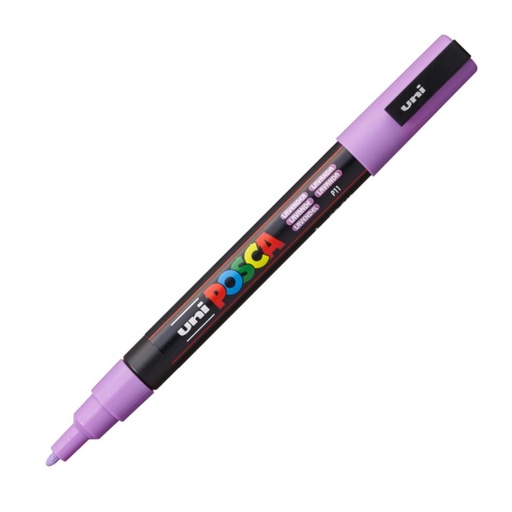 [122025] ROTULADOR UNI POSCA PC-3M LAVANDA MARCADOR DE PINTURA BASE AGUA 0,9–1,3 MM