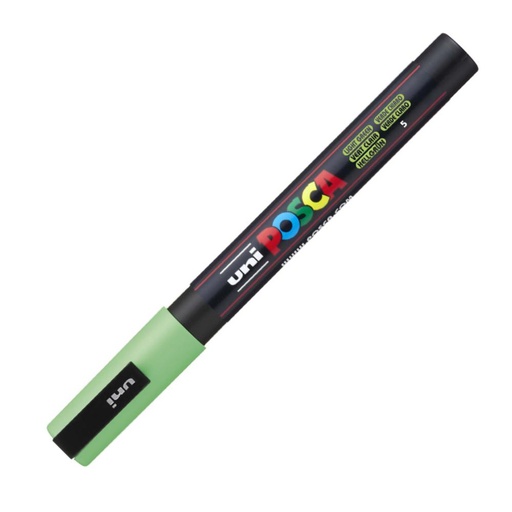 [122015] ROTULADOR UNI POSCA PC-3M VERDE CLARO MARCADOR DE PINTURA BASE AGUA 0,9–1,3 MM