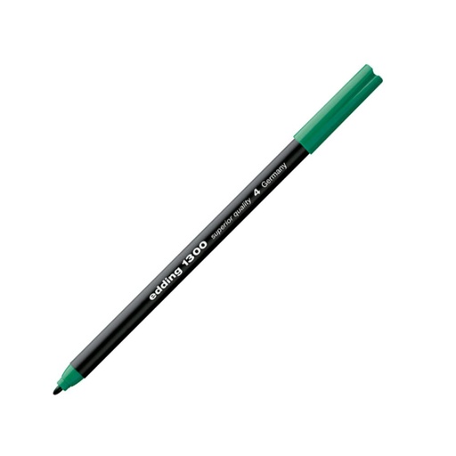 [080216] ROTULADOR EDDING PUNTA DE FIBRA 1300 – PUNTA REDONDA 2 MM VERDE