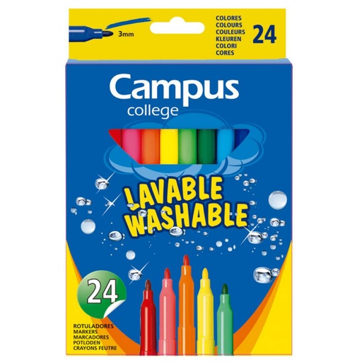 [630563] ROTULADOR CAMPUS 3MM LAVABLE 2