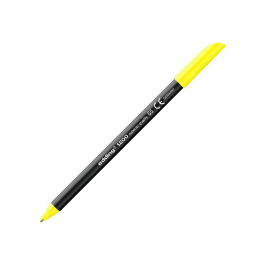 [119422] ROTULADOR EDDING PUNTA DE FIBRA 1200 – PUNTA REDONDA 0,5 MM AMARILLO NEON