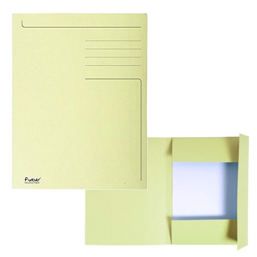 [180812] SUBCARPETA 3 SOLAPAS A4 IMPRESA – 280 G/M² – AMARILLO