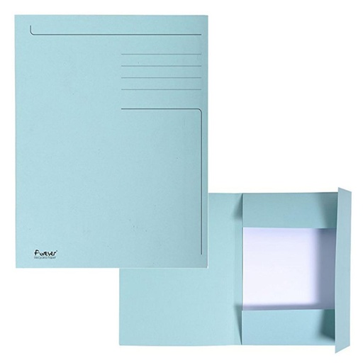 [180813] SUBCARPETA 3 SOLAPAS A4 IMPRESA – 280 G/M² – AZUL