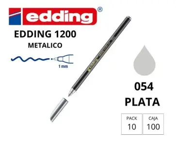 [119258] ROTULADOR EDDING 1200 PLATA