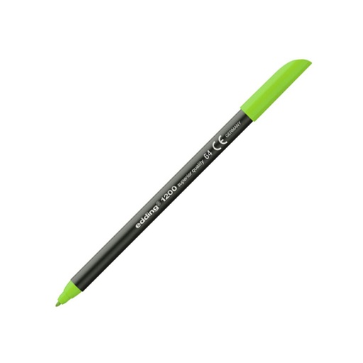 [119383] ROTULADOR EDDING PUNTA DE FIBRA 1200 – PUNTA REDONDA 0,5 MM VERDE NEON