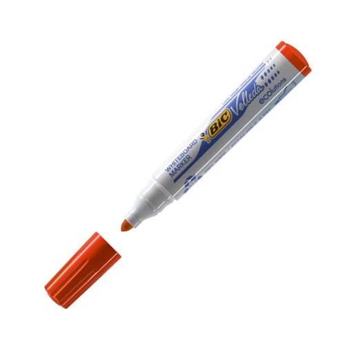 [119080] ROTULADOR BIC VELLEDA 1701 PIZARRA ROJO PUNTA REDONDA 1,3 MM