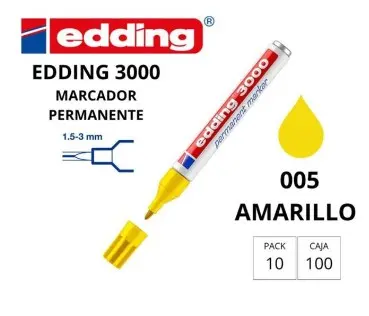 [119277] ROTULADOR EDDING 3000 AMARILLO