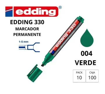 [120126] ROTULADOR EDDING PERMANENTE 330 VERDE