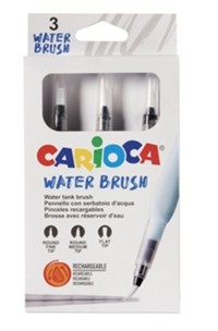 [825575] PINCELES RECARGABLES WATER BRUSH CARIOCA– 3 UNIDADES