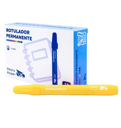 [081383] ROTULADOR PERMANENTE RAYLU ULTRAINK AMARILLO