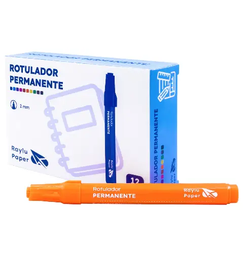 [081274] ROTULADOR PERMANENTE RAYLU ULTRAINK NARANJA