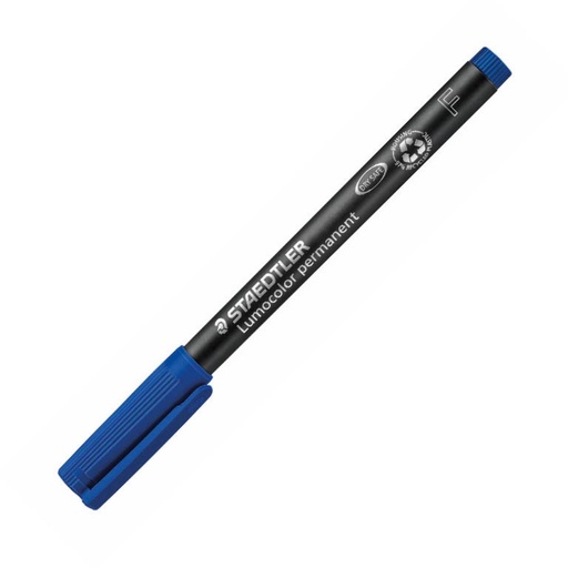 [080229] ROTULADOR STAEDTLER – LUMOCOLOR PERMANENTE 318-3 AZUL – PUNTA FINA REDONDA 0,6 MM