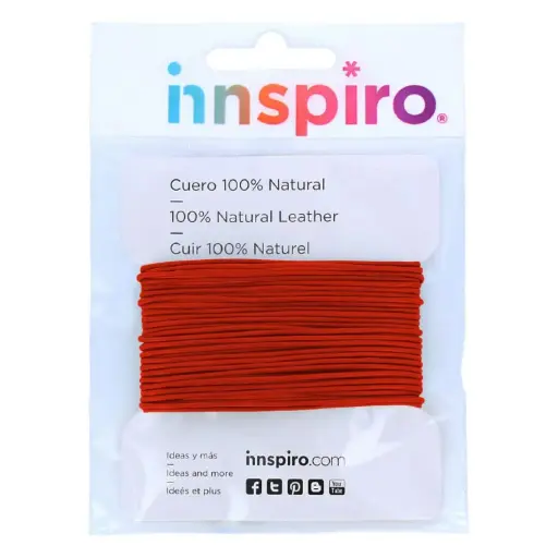 [70086] CORDÓN DE ALGODÓN FINO 1,5MM ROJO INNSPIRO