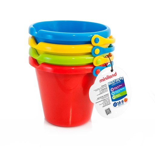 [722327] CUBO MINILAND 19 CM PACK 4 UDS