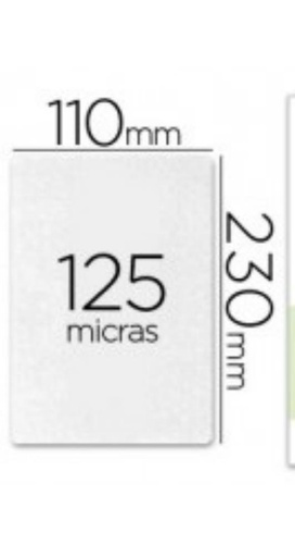 [220196] FUNDA MK PLASTIF. CARNET 110X2