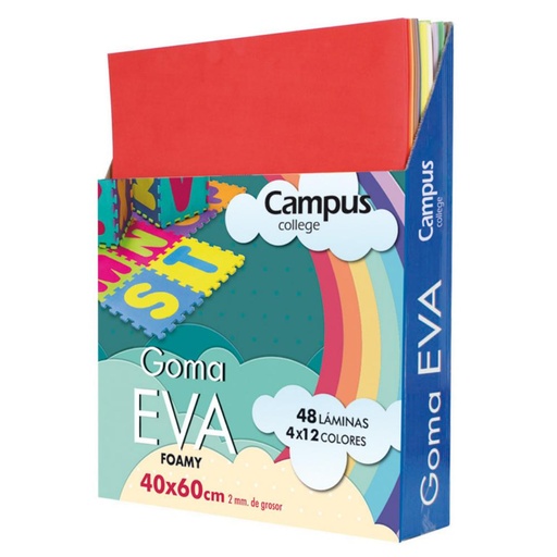 [630463] GOMA EVA CAMPUS 40X60 SURTIDA
