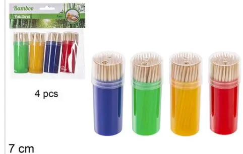 [70053] PALILLEROS DE BAMBU EN BOTE – 4 × 200 UDS