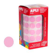 [650249] GOMETS APLI CIRCULO 15MM ROSA ROLLO